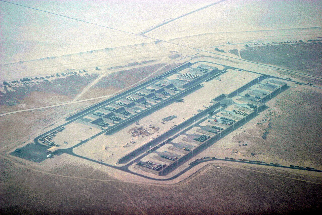 Weapons storage area near Ahmed Al Jaber Air Base, Kuwait.