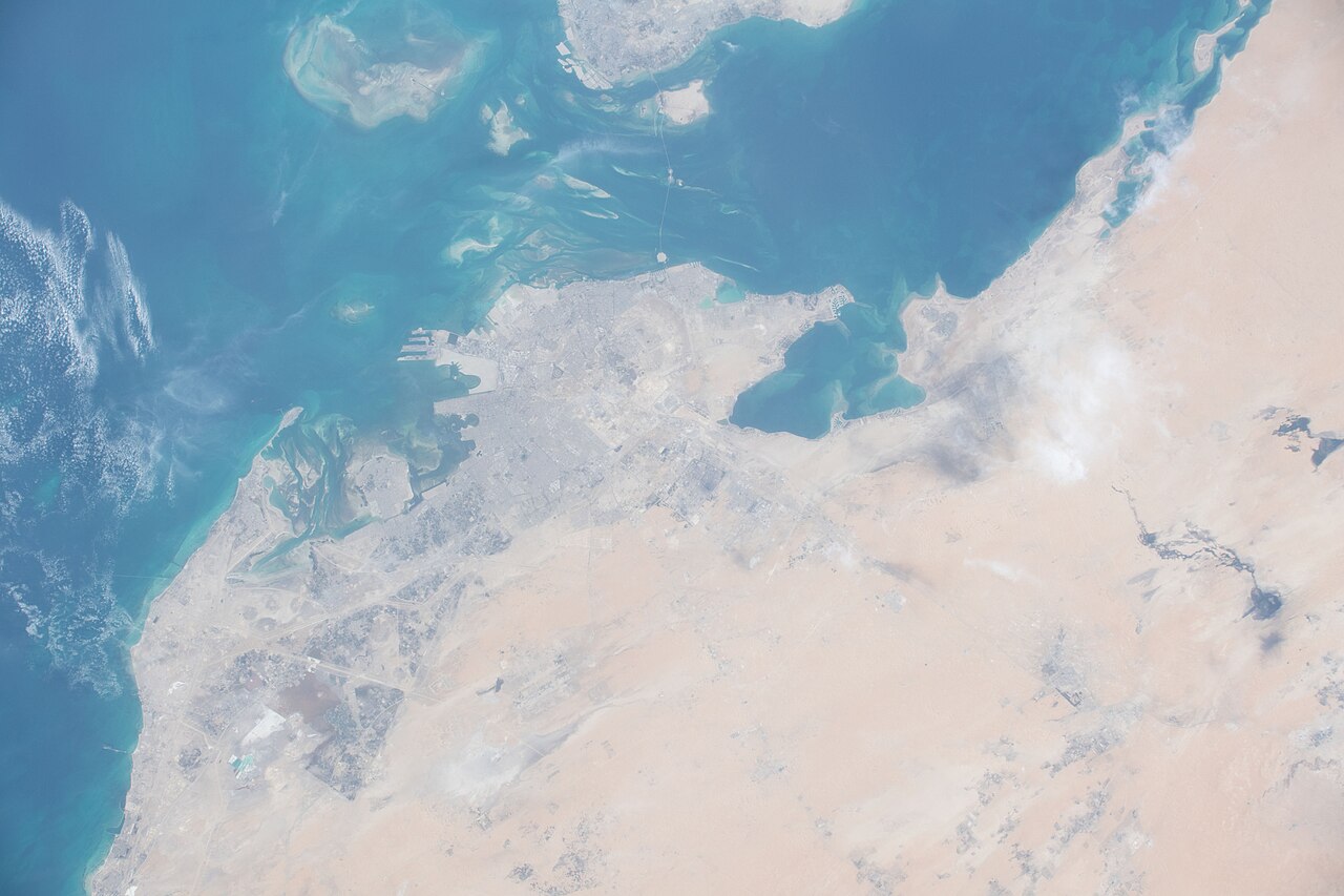 View of Saudi Arabia from modified Copernicus Sentinel data