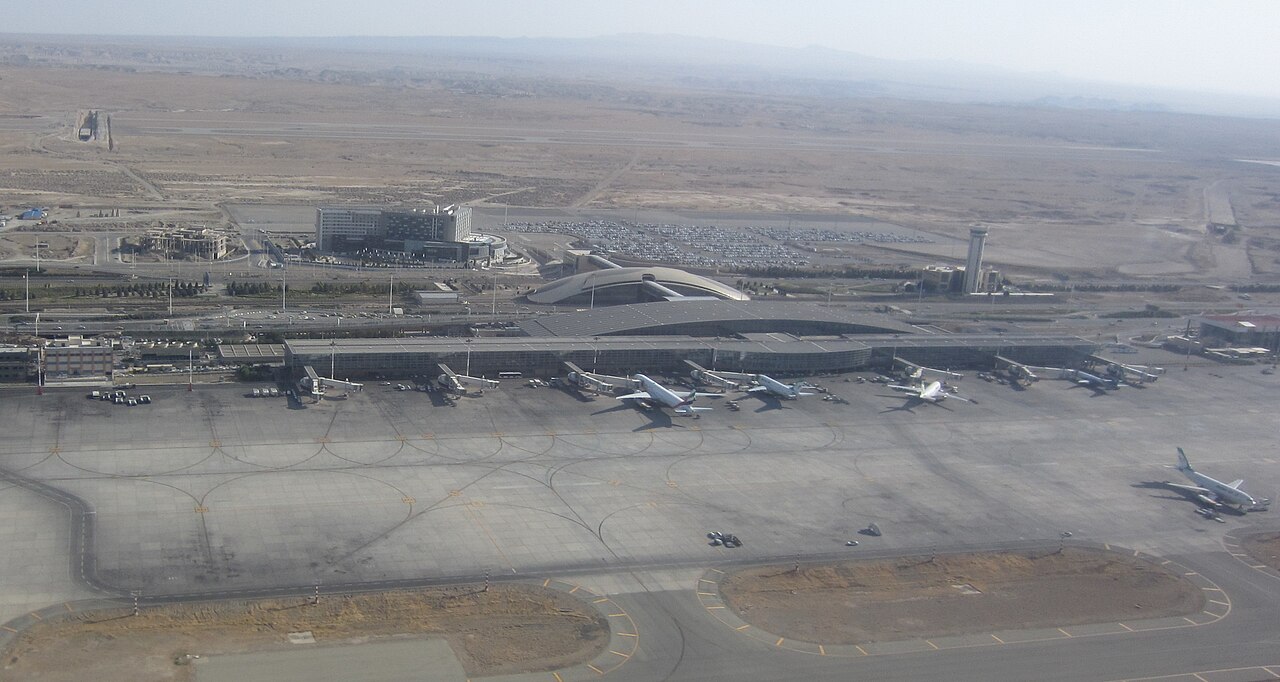 IKA Airport main terminal, summer 2018