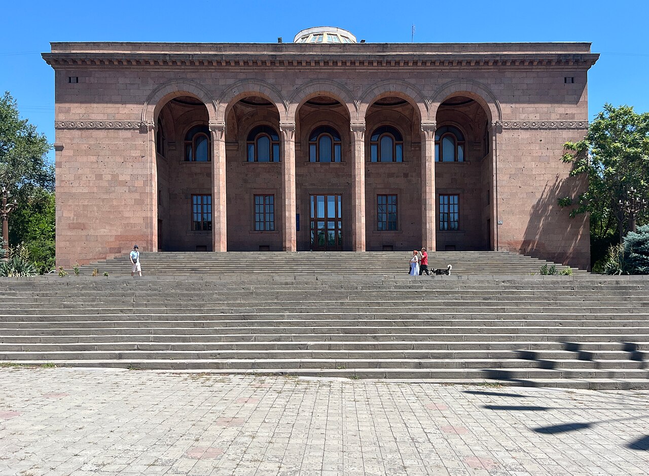 The main building of the National Academy of Sciences of Armenia in June 2023. File photo.