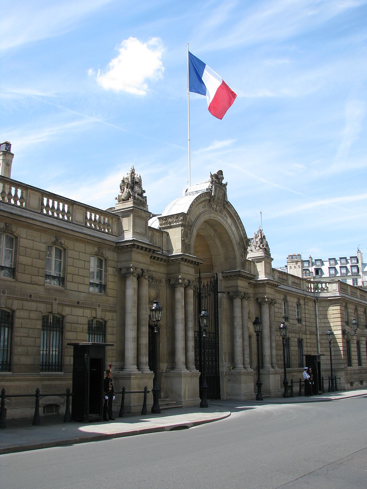 Élysée Palace in Paris, France.