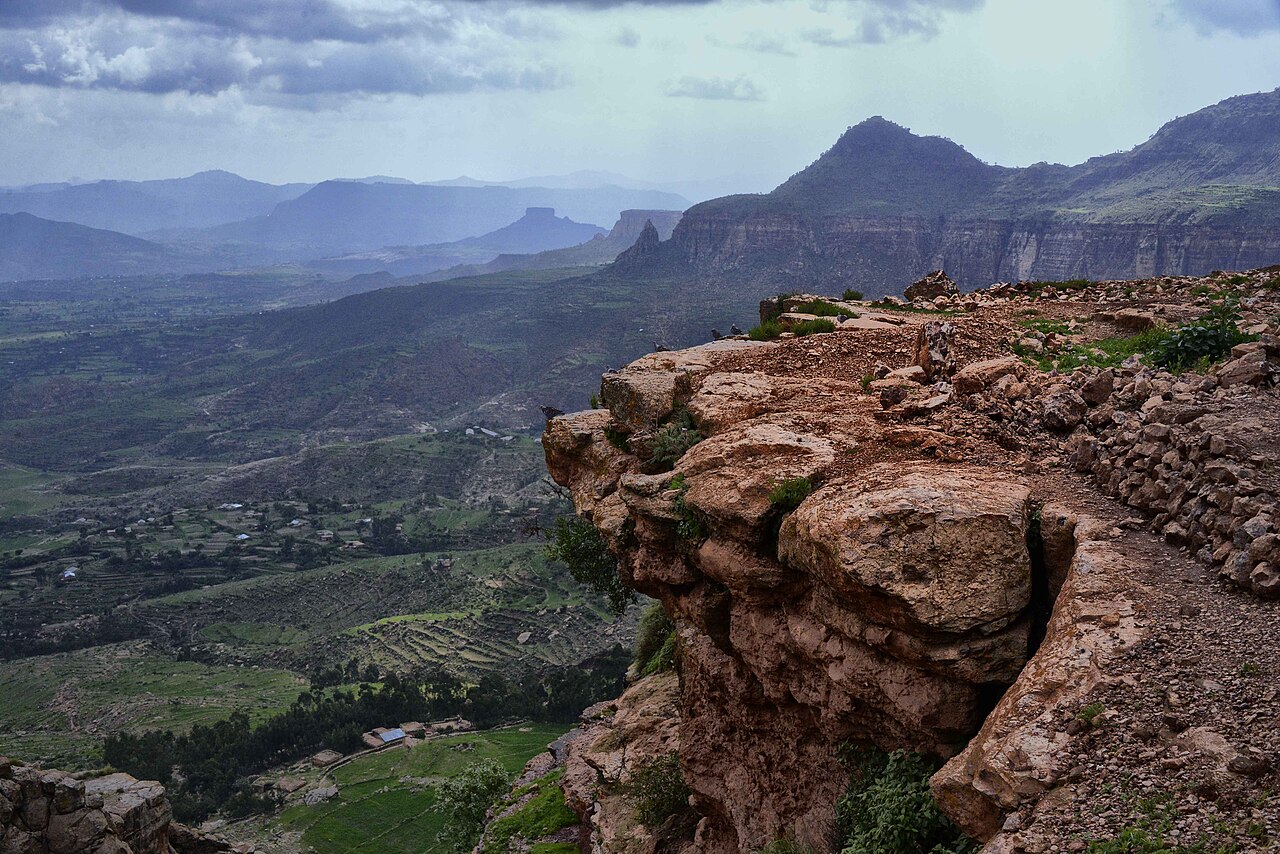 The Tigray Escarpment in Ethiopia
