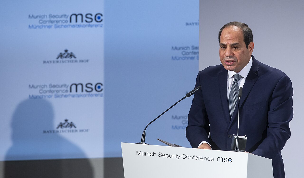 Abdel Fattah al-Sisi at the Munich Security Conference 2019
