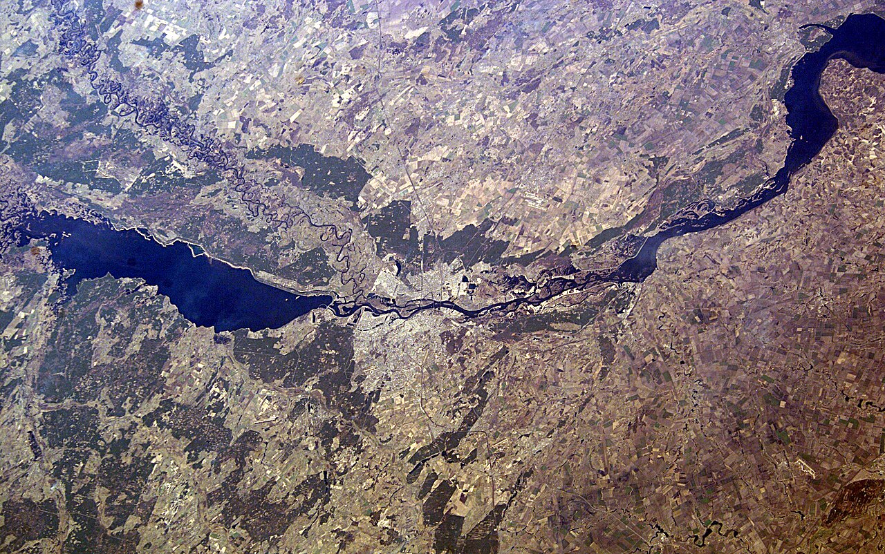 Kyiv from the ISS. File photo.