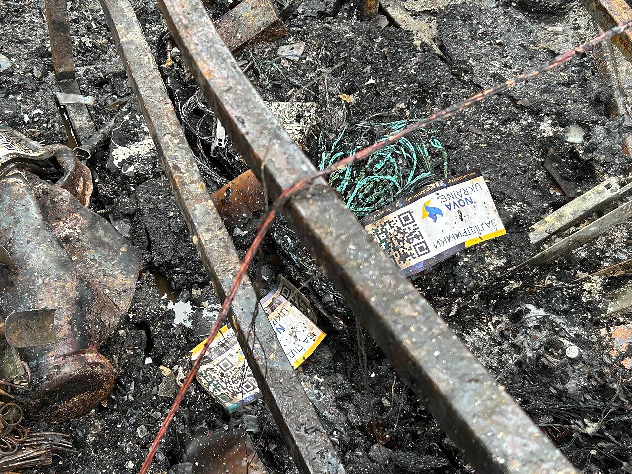 The aftermath of a Russian missile attack on Lviv, Ukraine. File photo.