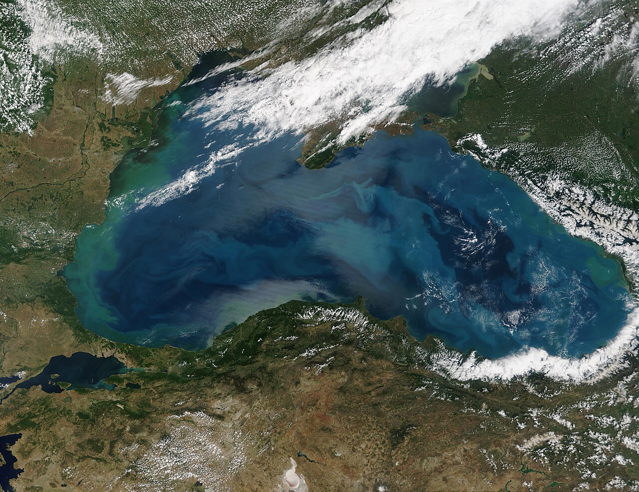Contains modified Copernicus Sentinel data showing the Black Sea region.