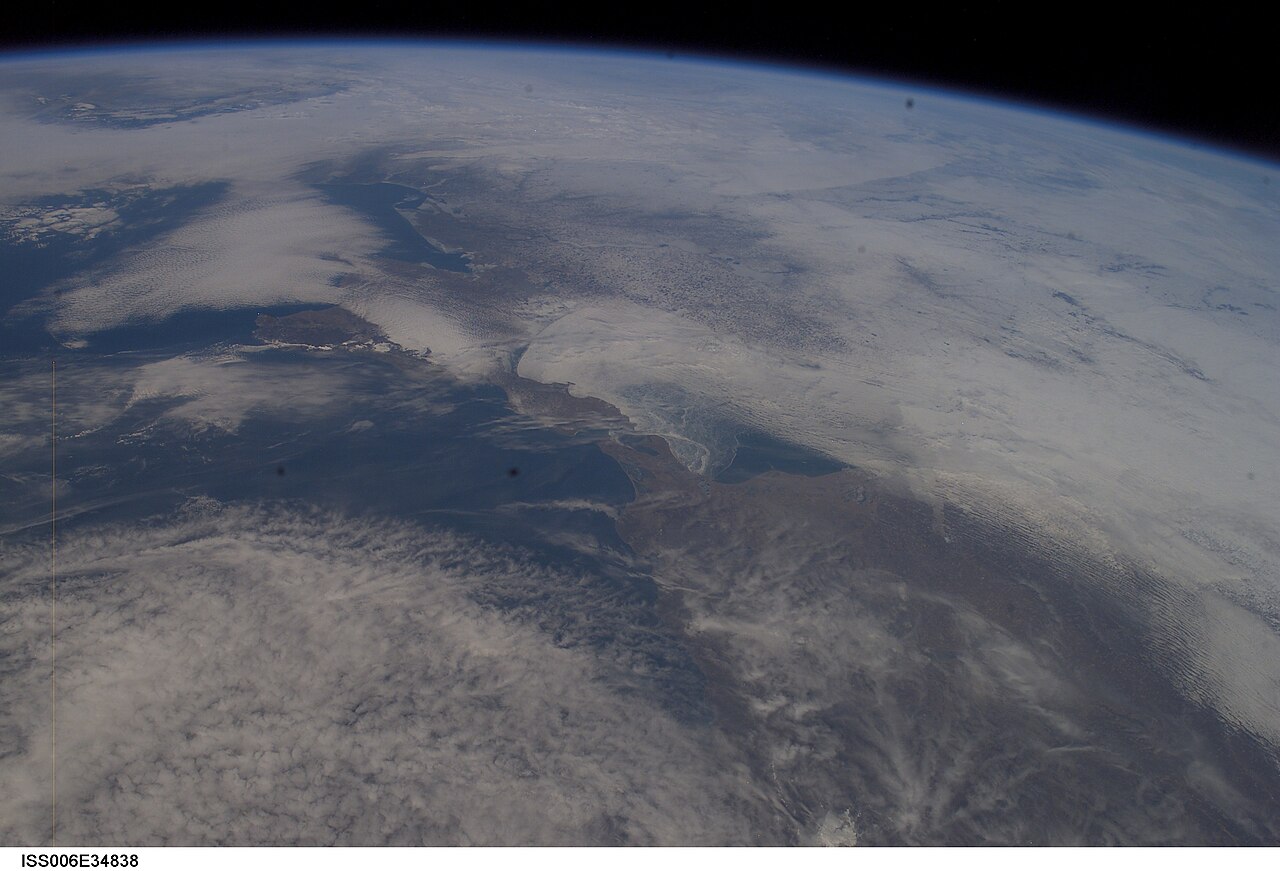 Contains NASA imagery of the Black Sea taken during ISS Expedition 6.