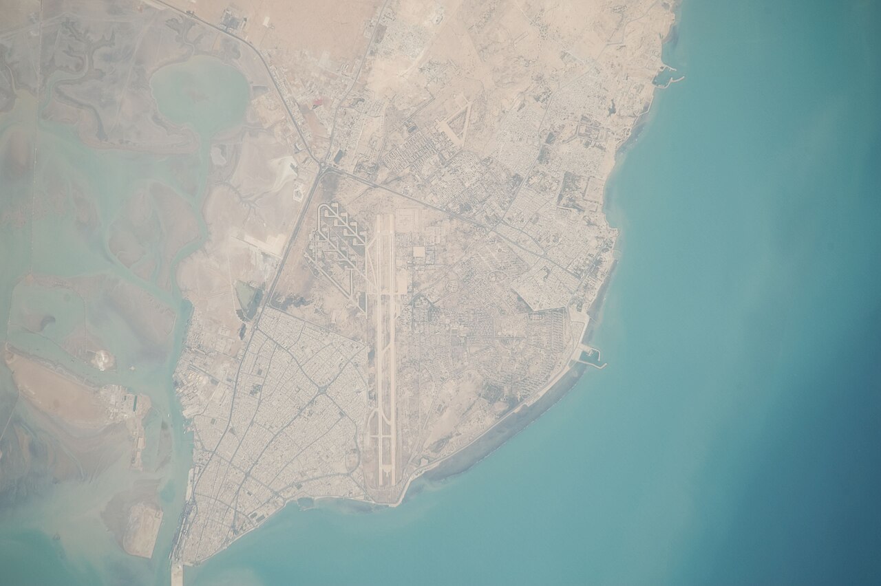 Iran seen from the International Space Station.