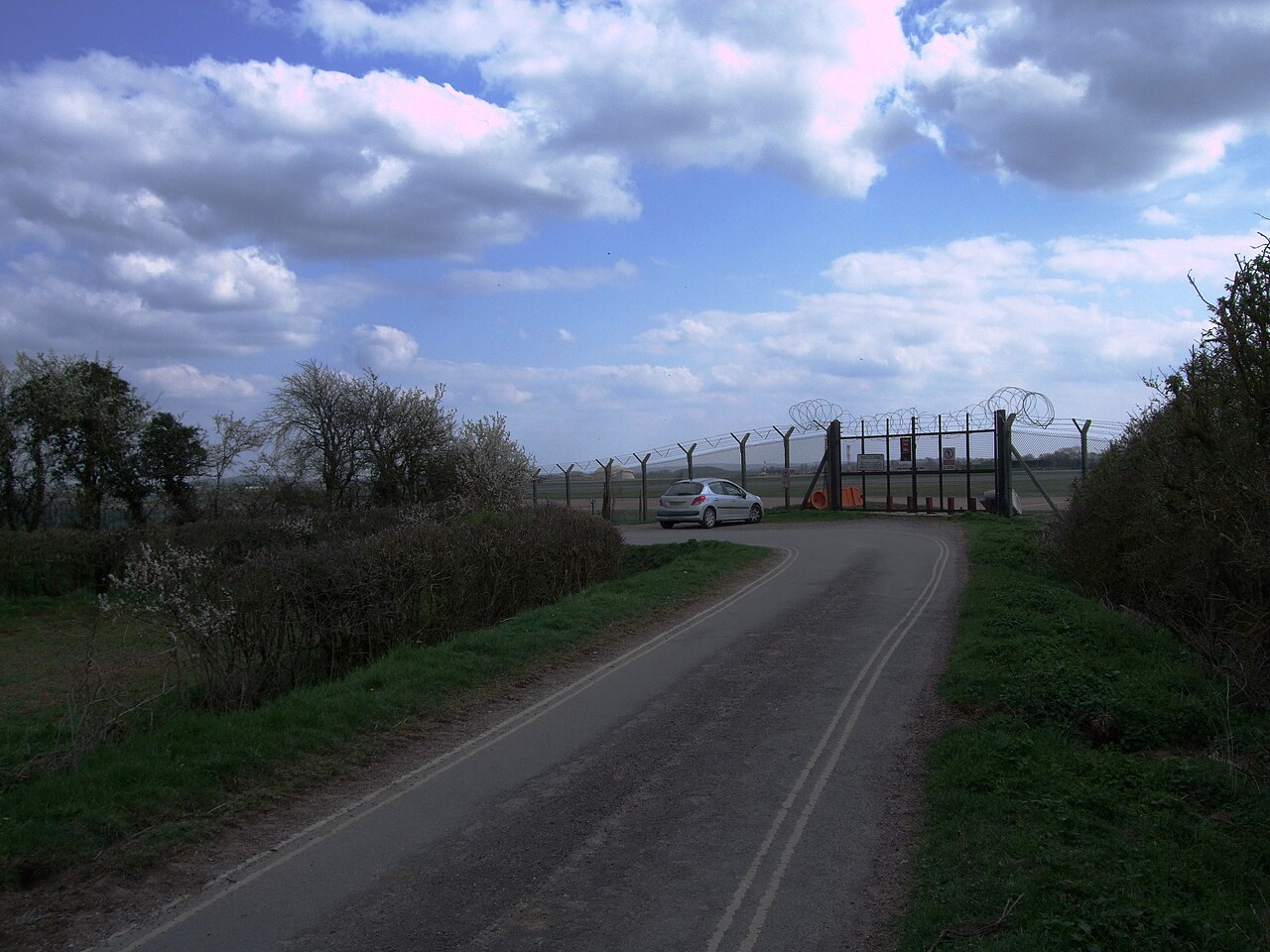 Gate at RAF Fairford
