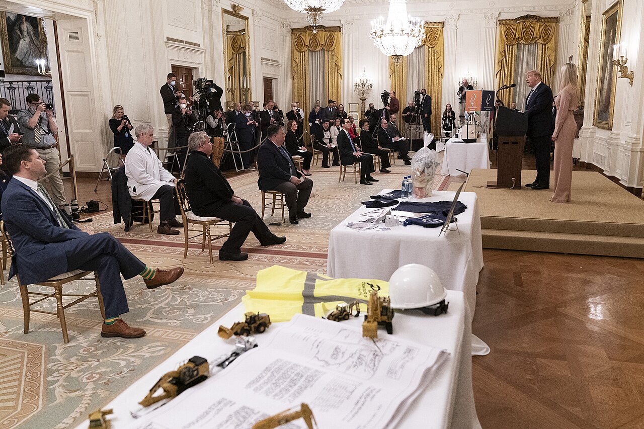 Donald Trump at a White House event. File photo.
