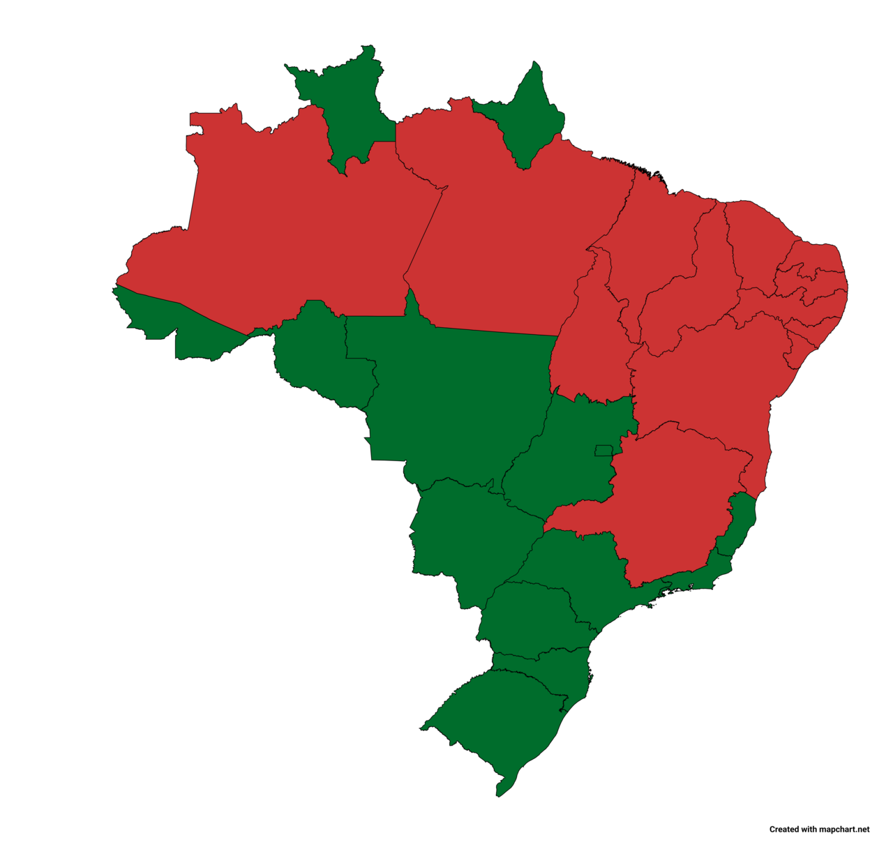 Modified data showing the 2022 Brazilian Presidential Elections results. File photo.