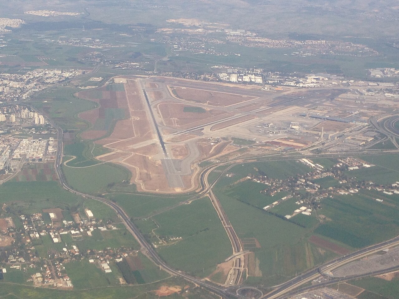 Tel Aviv Airport in Israel.