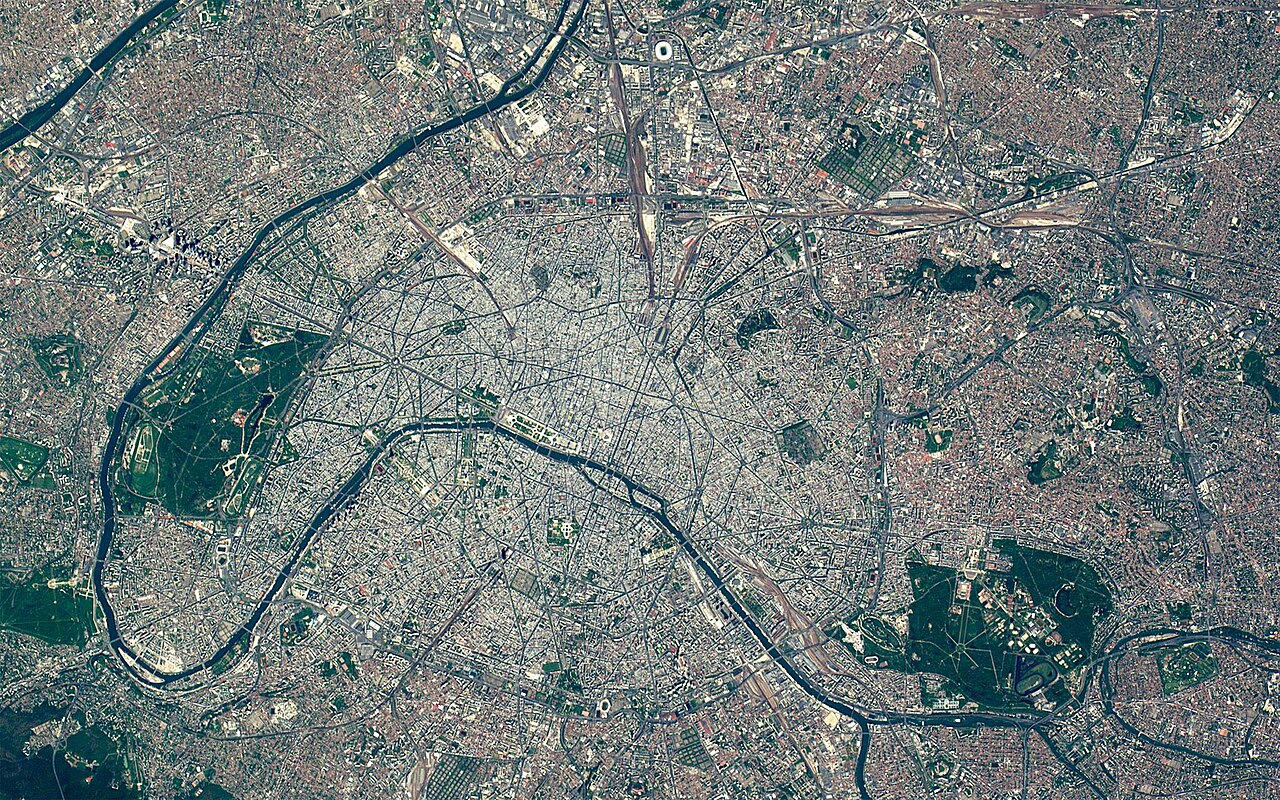 Paris, France, as viewed from Hodoyoshi-1 satellite. File photo.