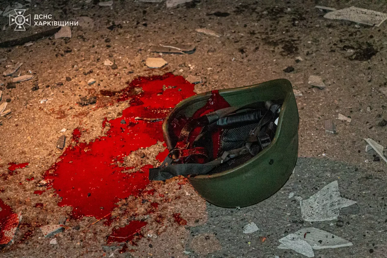 Destruction in Kharkiv after a Russian drone attack, with energy facilities among the targets.