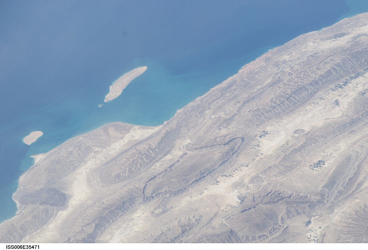 Contains modified Copernicus Sentinel data showing the landscape of South Yazd Province, Iran. File photo.