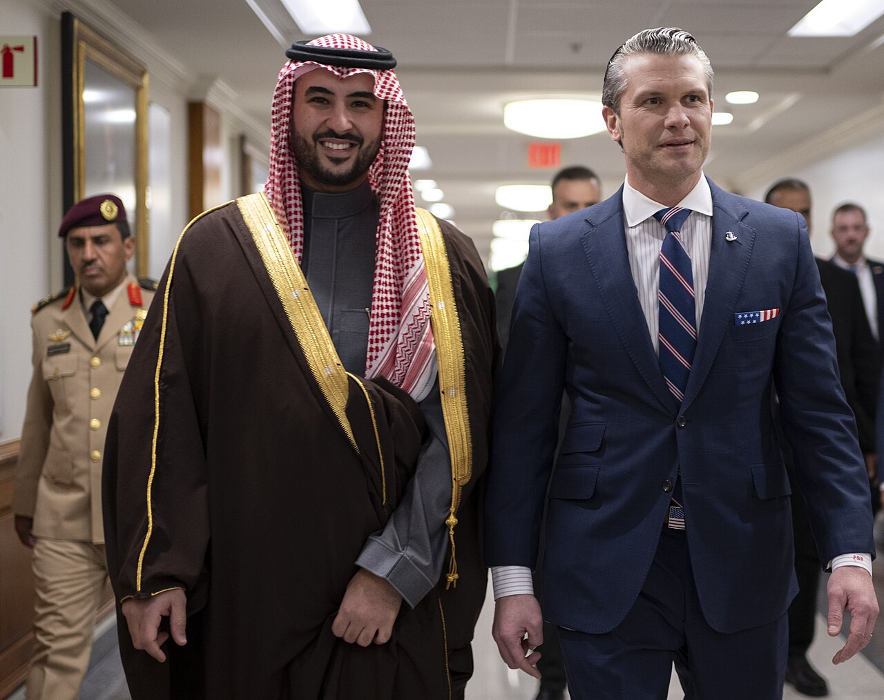 Saudi Arabia's Defense Minister Khalid bin Salman Al Saud.