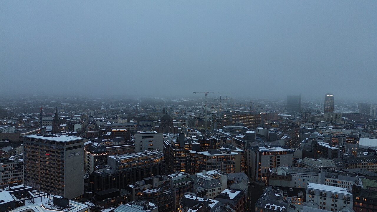 The skyline of Oslo, Norway's capital.