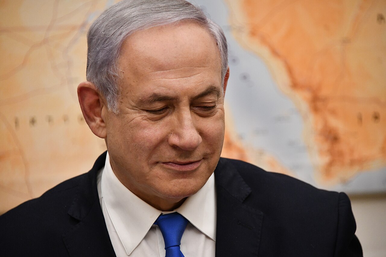 U.S. Secretary of State Michael R. Pompeo and U.S. Ambassador to Israel David Friedman join Israeli Prime Minister Benjamin Netanyahu on a phone call to President Donald J. Trump in Jerusalem, Israel on March 21, 2019. File photo.