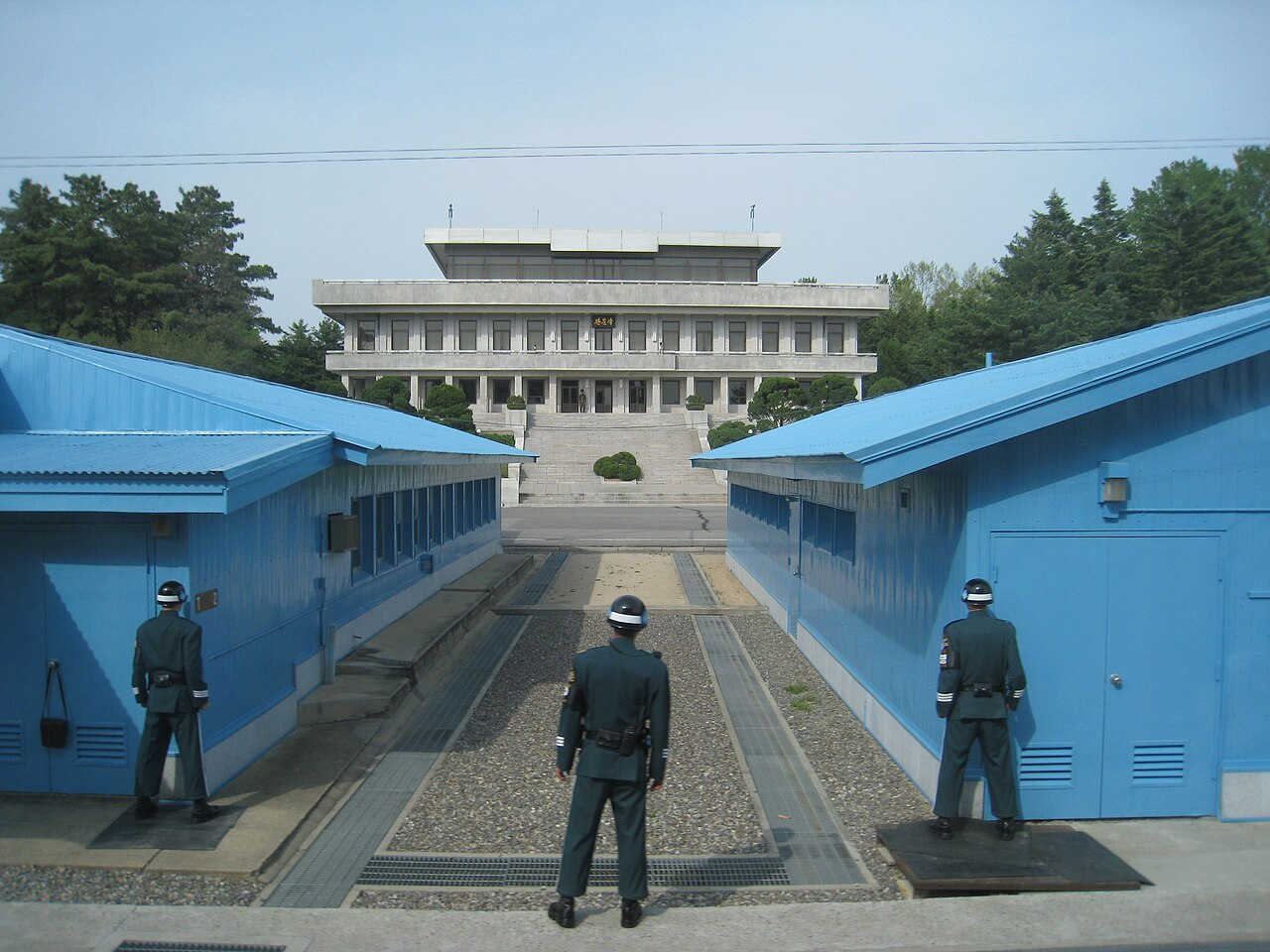 The border with North Korea.