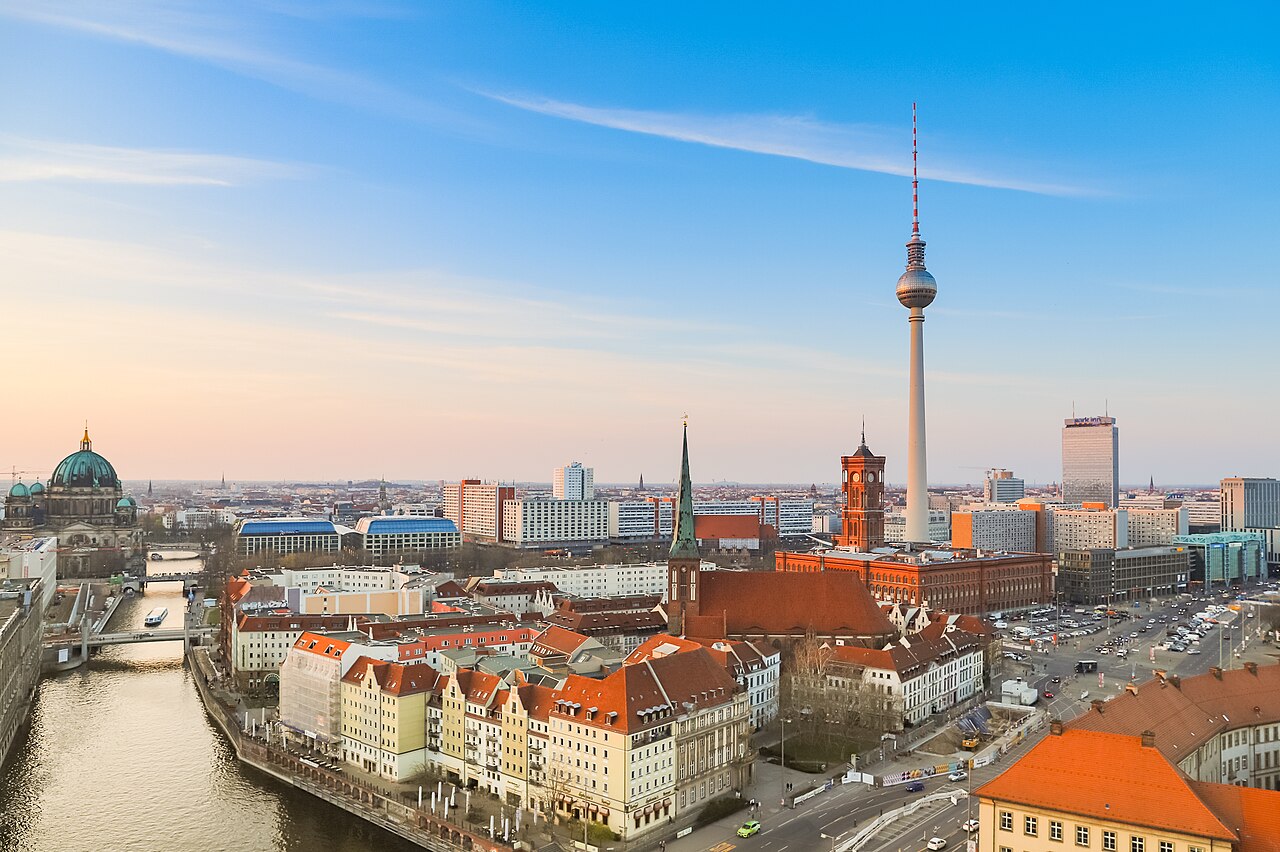 Aerial view of Berlin. File photo.