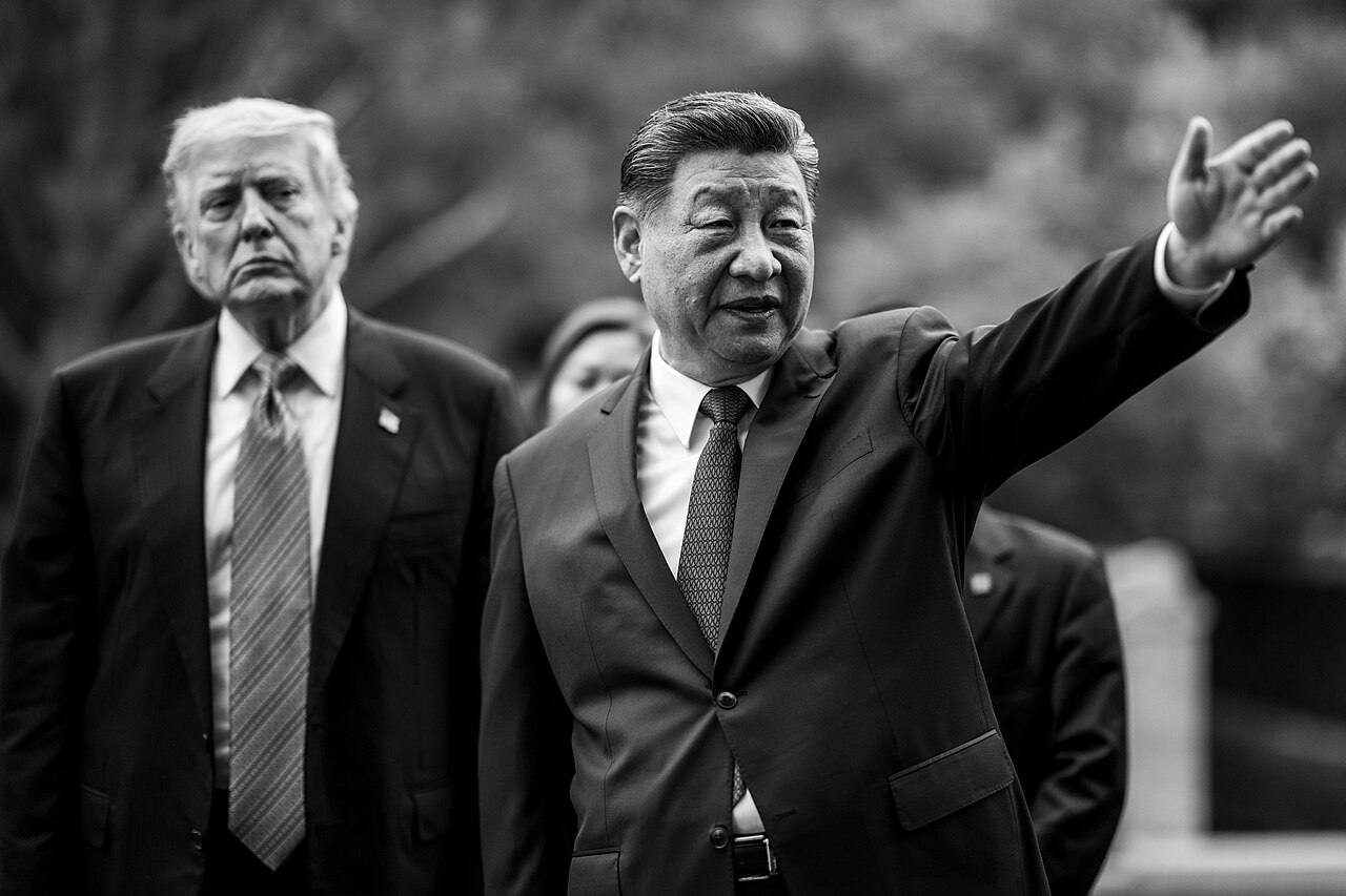 US President Donald Trump and CCP General Secretary Xi Jinping at Zhongnanhai on 15 May 2026.