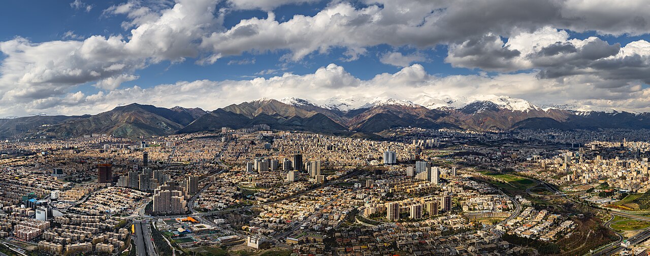 North part of Tehran photographed from the top of Milad tower in a clean air. File photo.