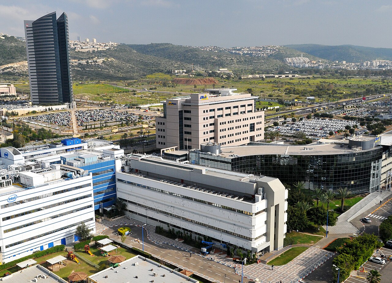 Matam hi-tech park at southern entrance to Haifa, Israel